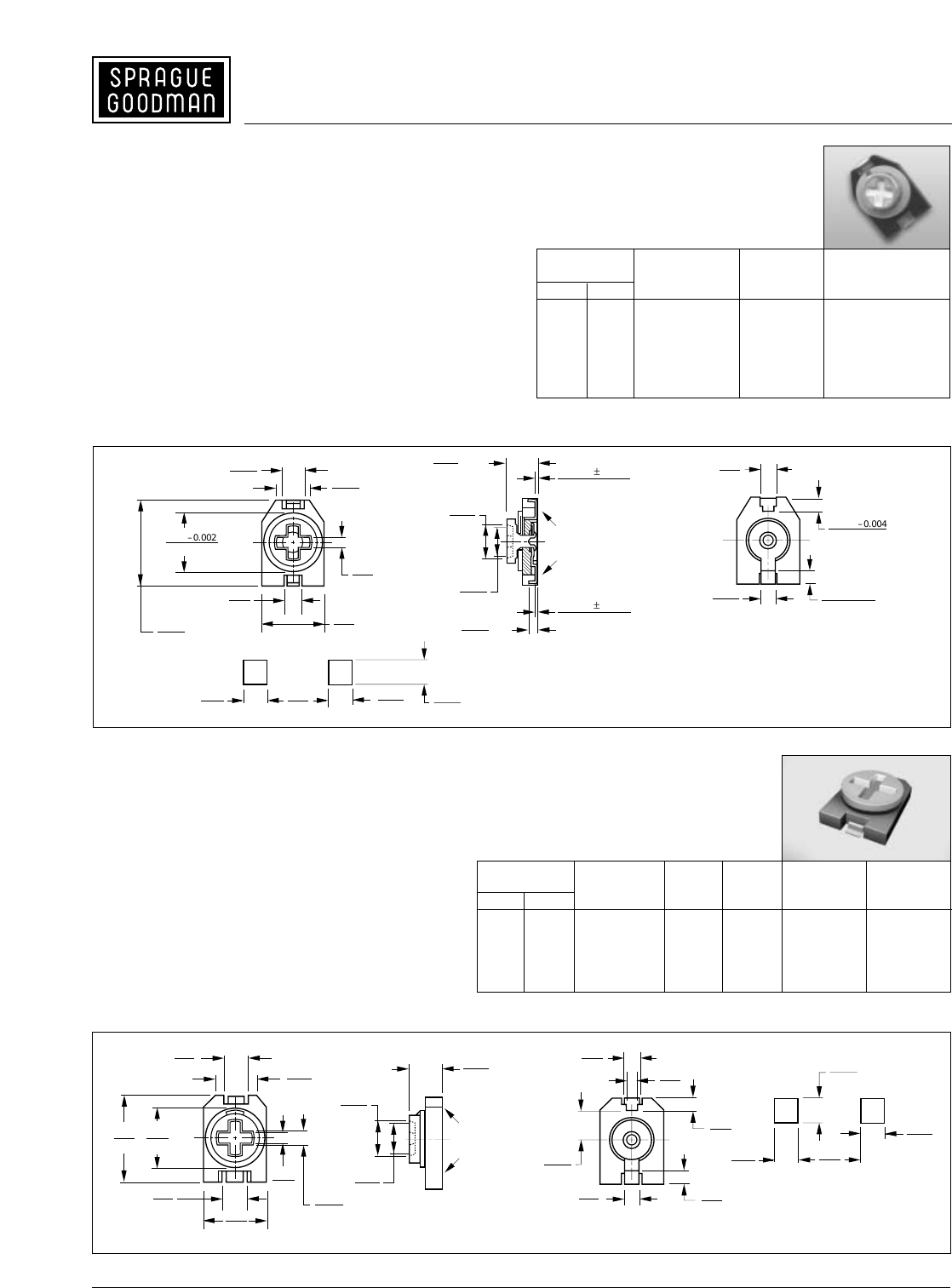 Ceramic Dielectric Trimmer Caps Datasheet by SpragueGoodman DigiKey