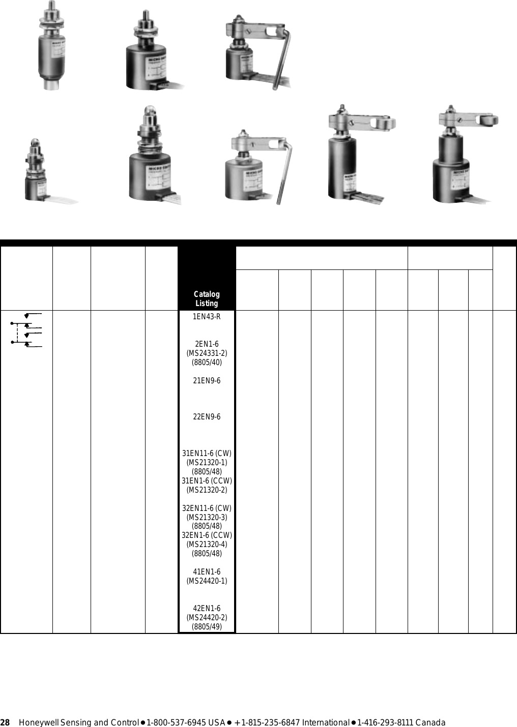 Honeywell Sensing and Productivity Solutions 的 EN Series Catalog 規格書