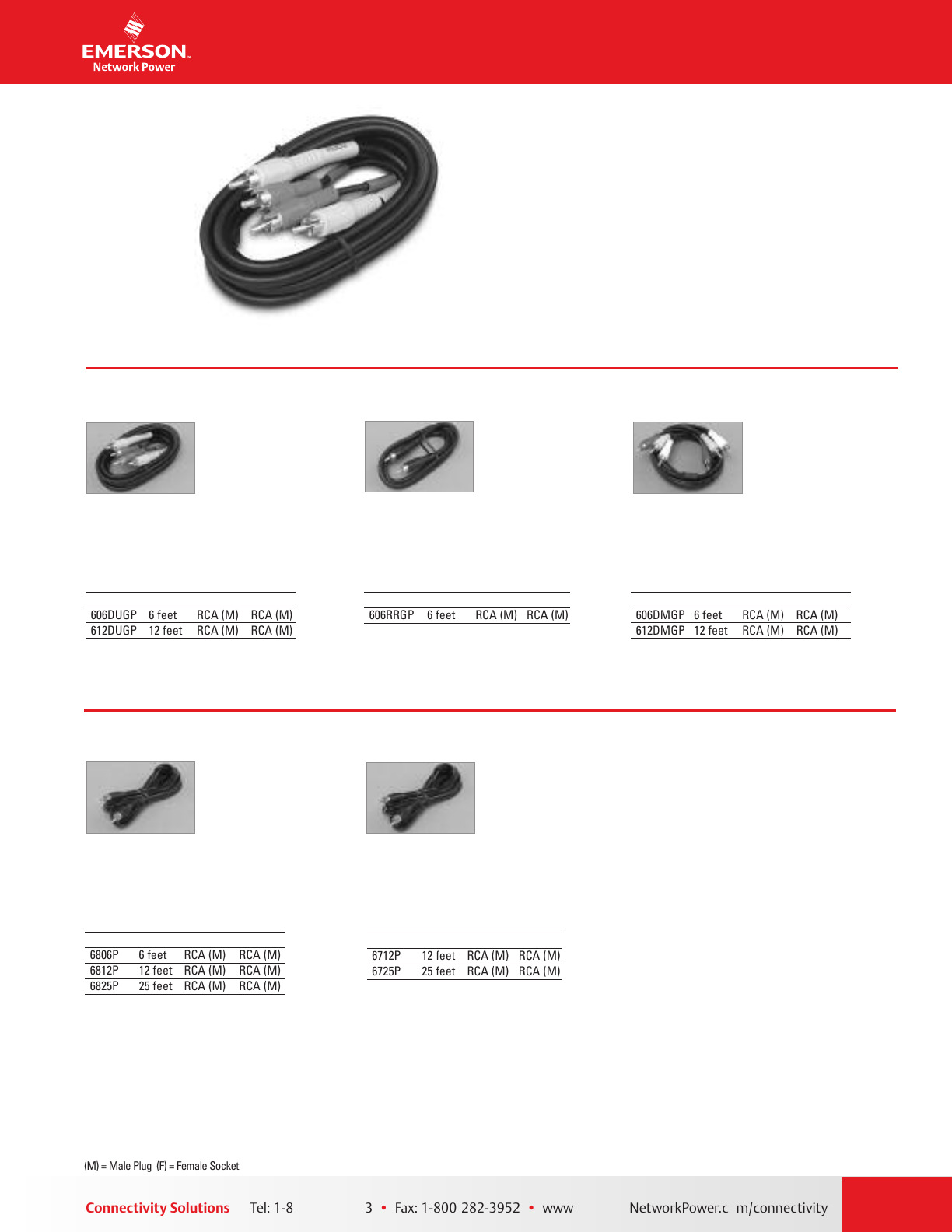 Cinch Connectivity Solutions 的 Cabling Catalog 規格書 DigiKey