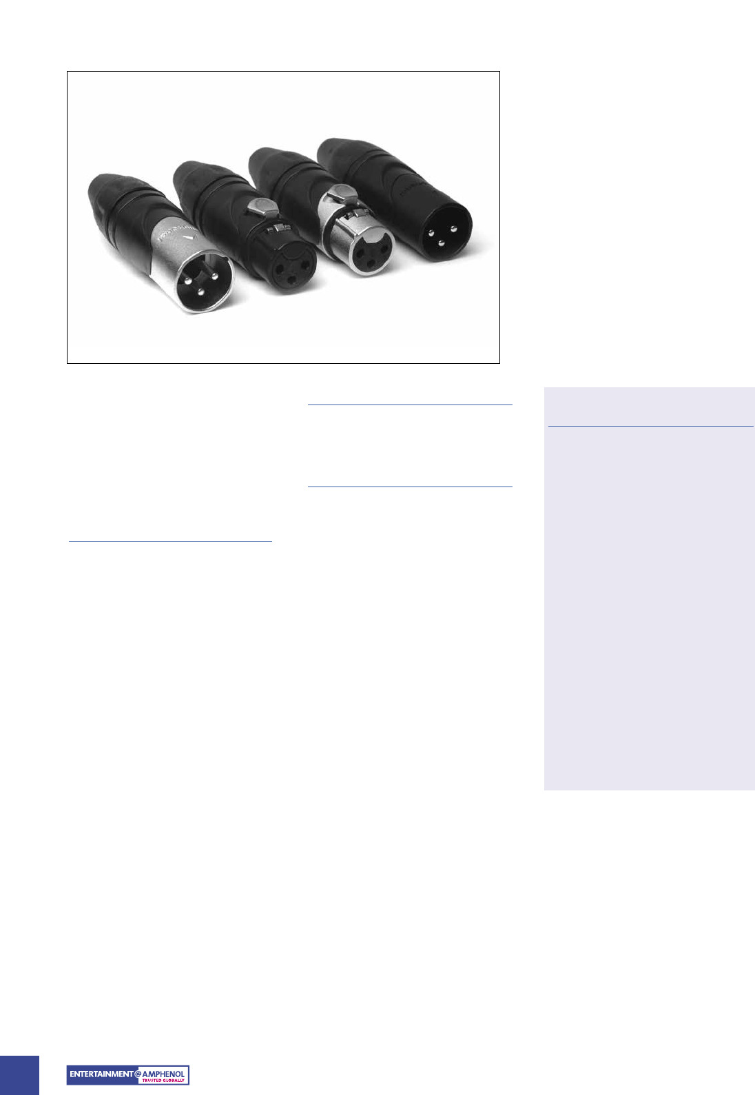 Amphenol Sine Systems Corp 的 Audio XLR Catalog 規格書 DigiKey