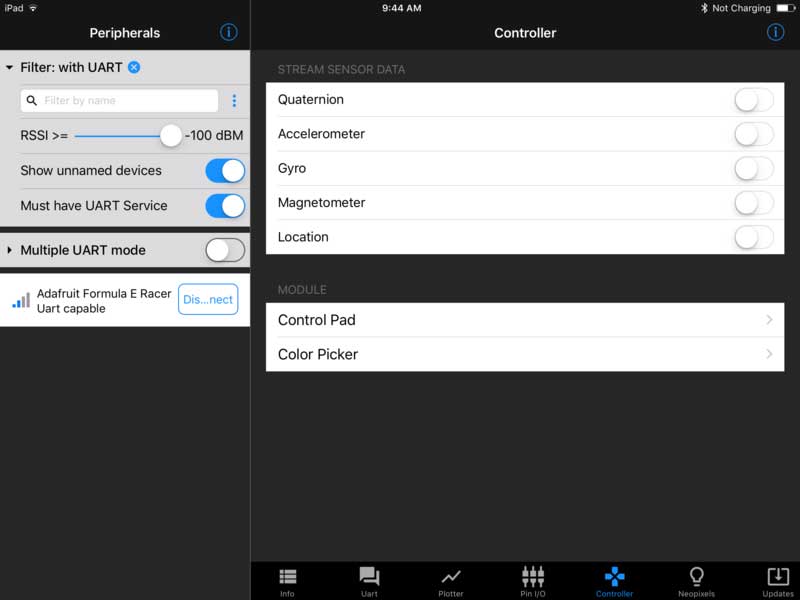 For now, click the Control Pad link