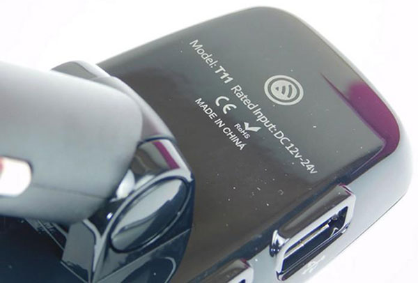 Information found on the back of the transmitter